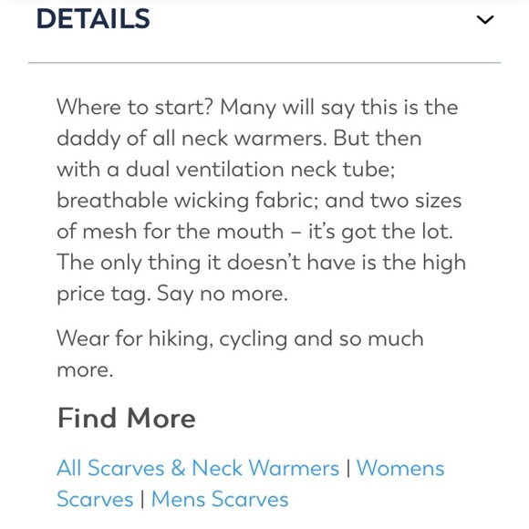 DLX Tresspass Turpin neck Black and Gray ventilated Neck warmer / tube /Gaiter - Picture 7 of 14